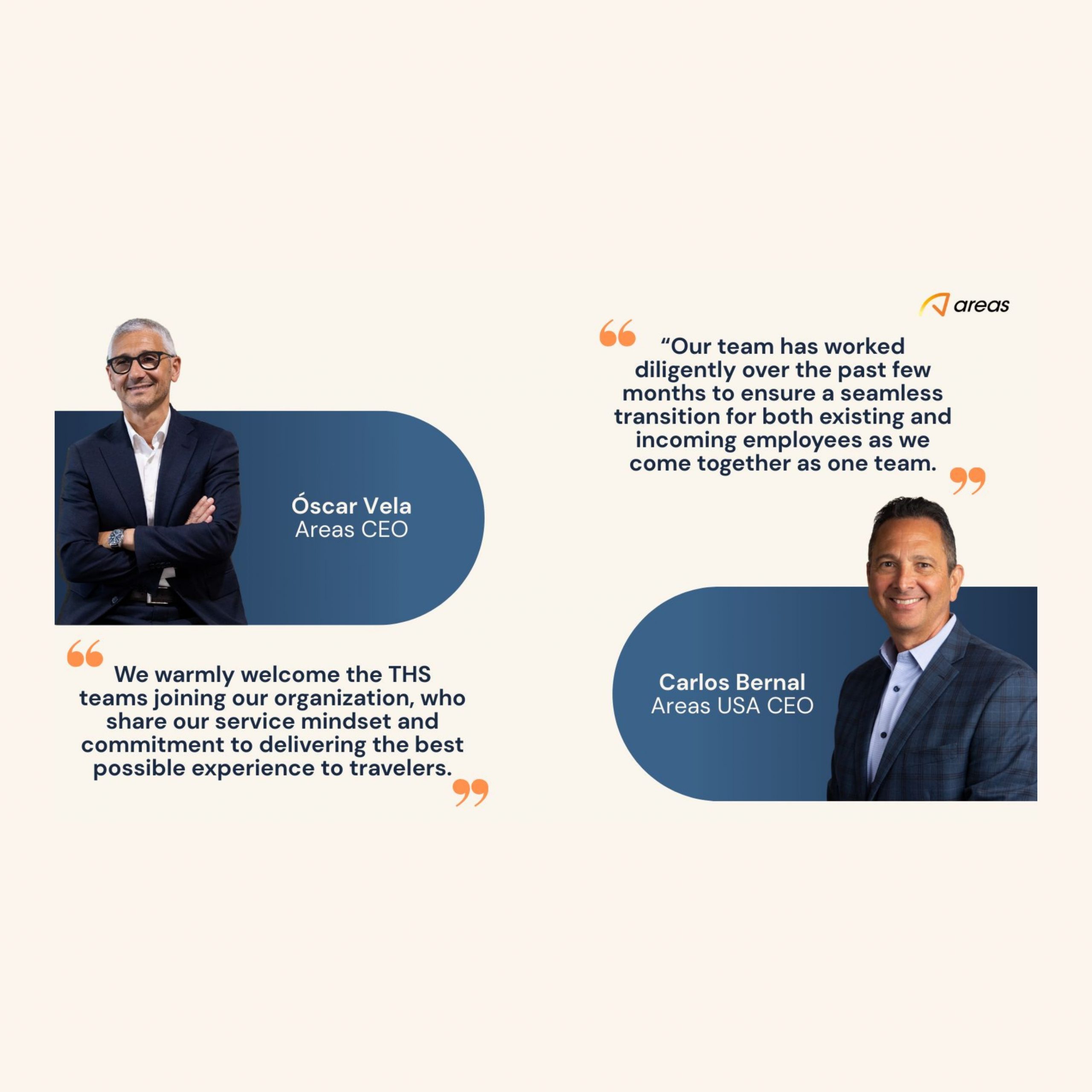 Areas Officially Takes Over Delaware North’s Travel Hospitality Services